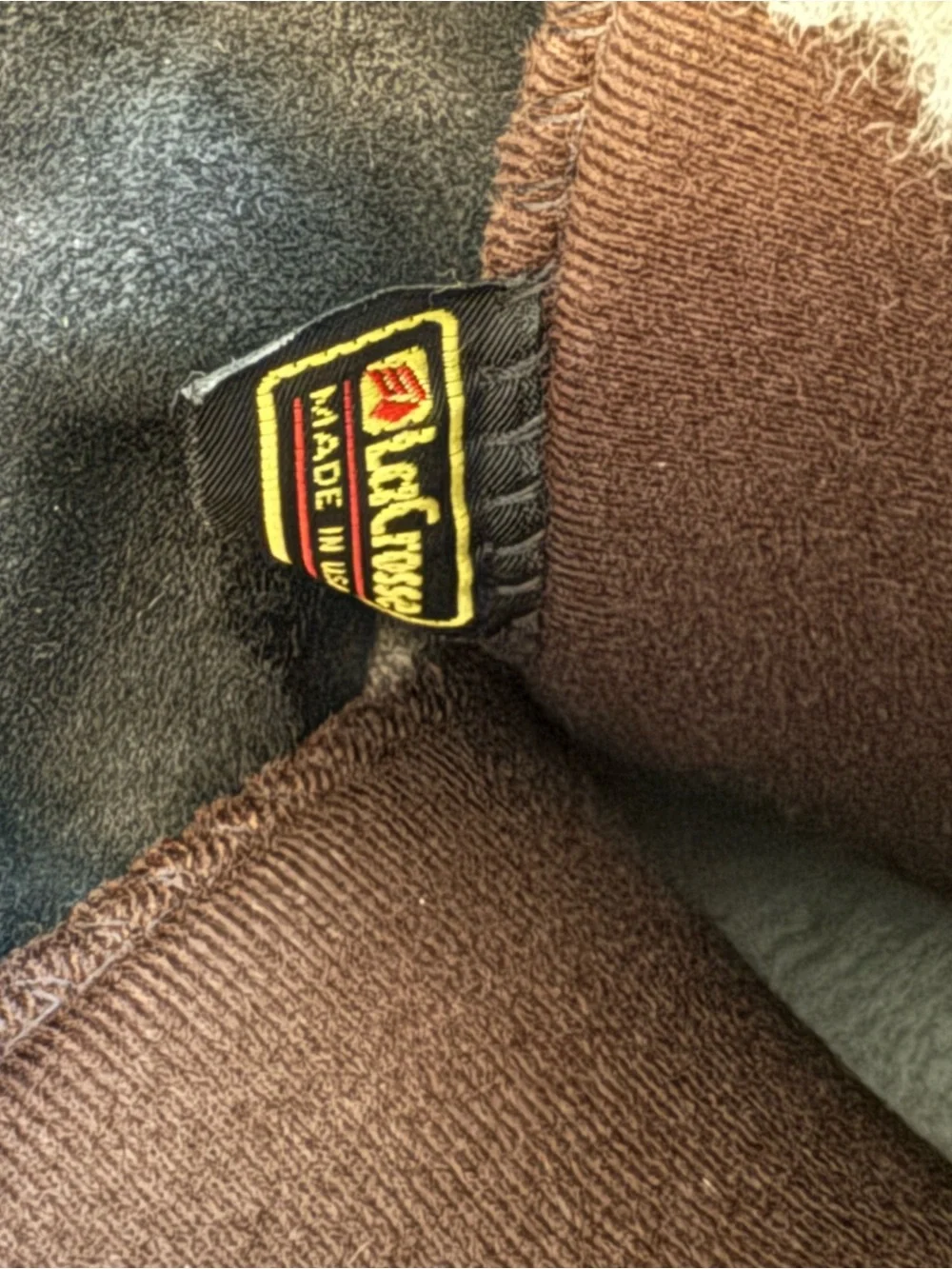 LaCrosse Fiberglass shank Black and Brown Sherpa-Lined Men’s Winter Boots